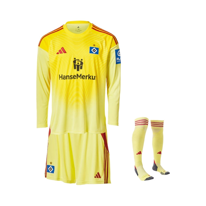 Kit - Hambourg SV Gardiens de But 25/26 - Manches Longues - Jaune et Rouge