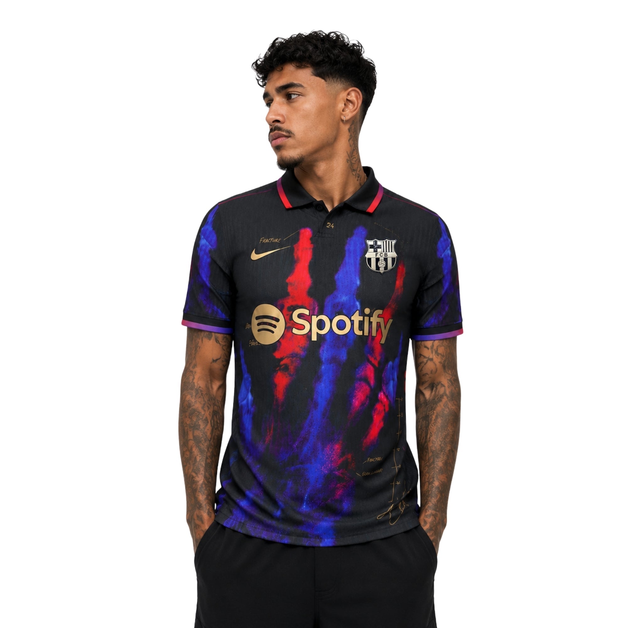 Barcelone Édition Spéciale 25/26 - Version Joueur - Noir Avec Bleu et Rouge
