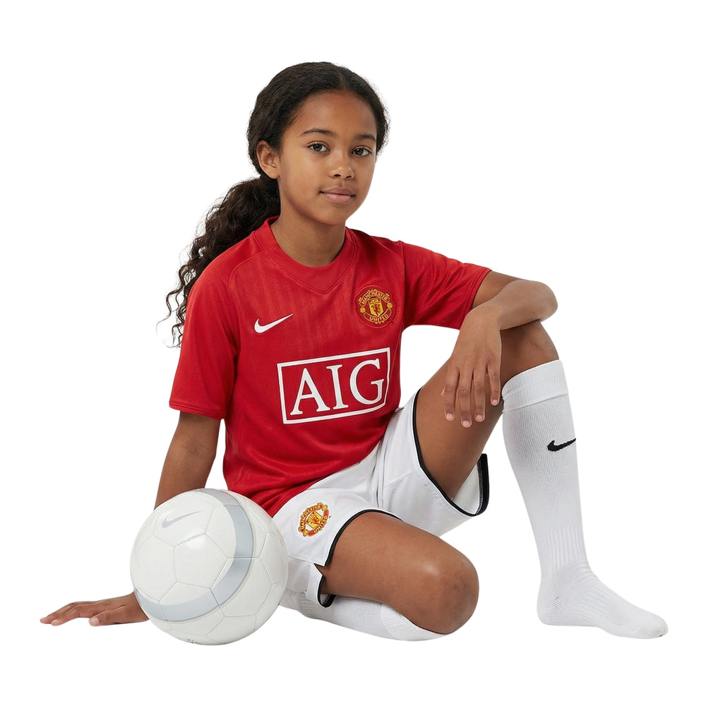 Kit Infantil Manchester United Local 07/08