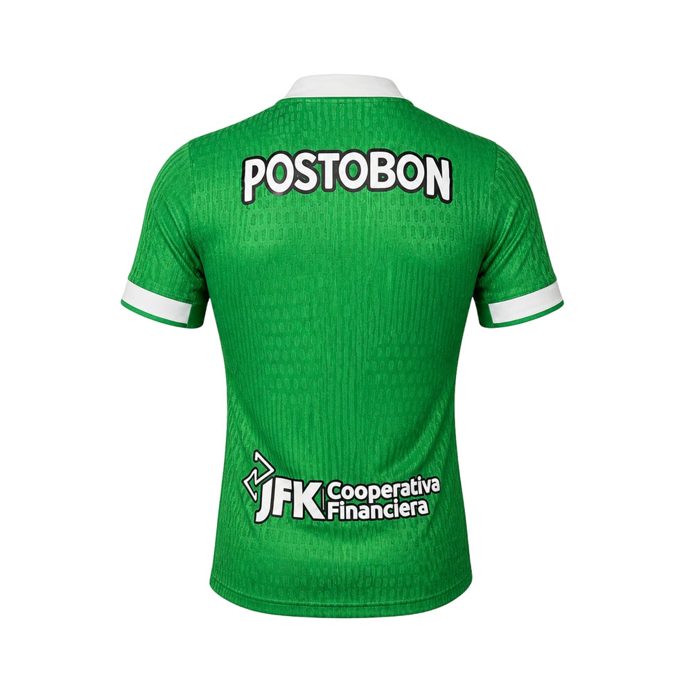 Atlético Nacional Domicile 25/26 - Version Joueur - Vert et Blanc Betsson