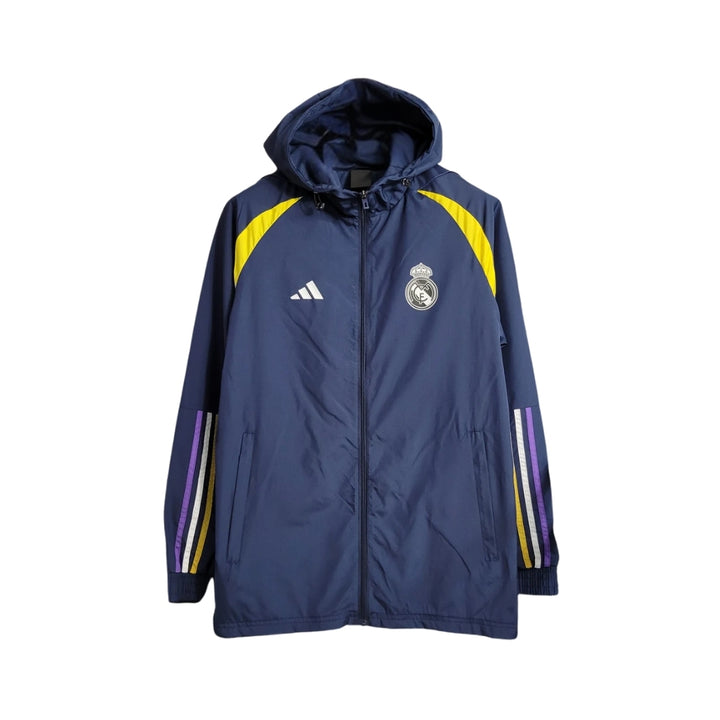 Coupe-Vent - Real Madrid - Bleu Marine et Jaune