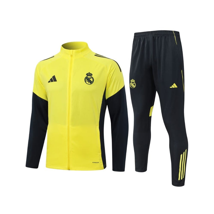 Real Madrid 25/26 - Tracksuit - Full Zip - Yellow and Black