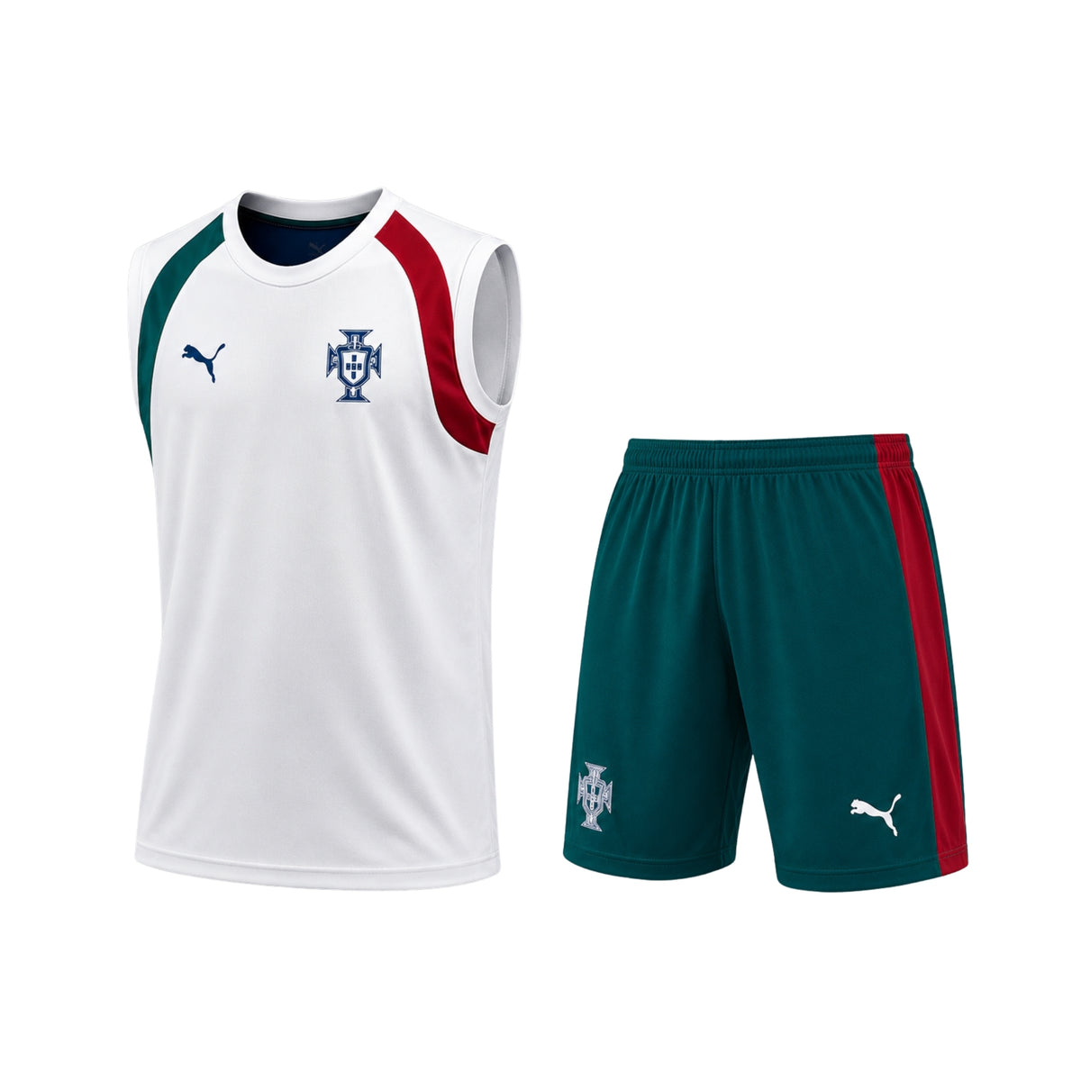 Portugal 26/27 - Équipement de Entraînement - Manches Cava - Blanc