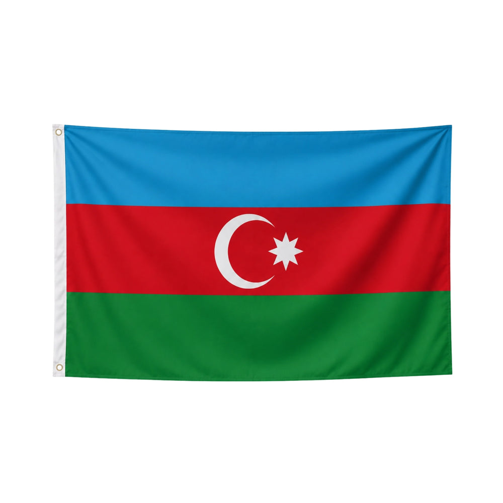 Bandera - Azerbaiyán