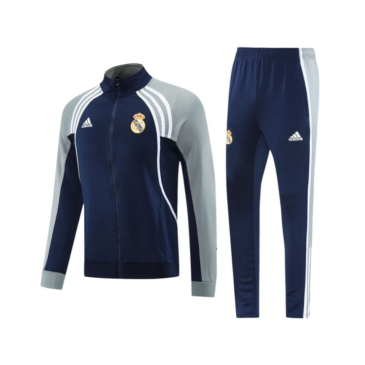 Real Madrid 25/26 - Tracksuit - Full Zip - Navy Blue and Grey