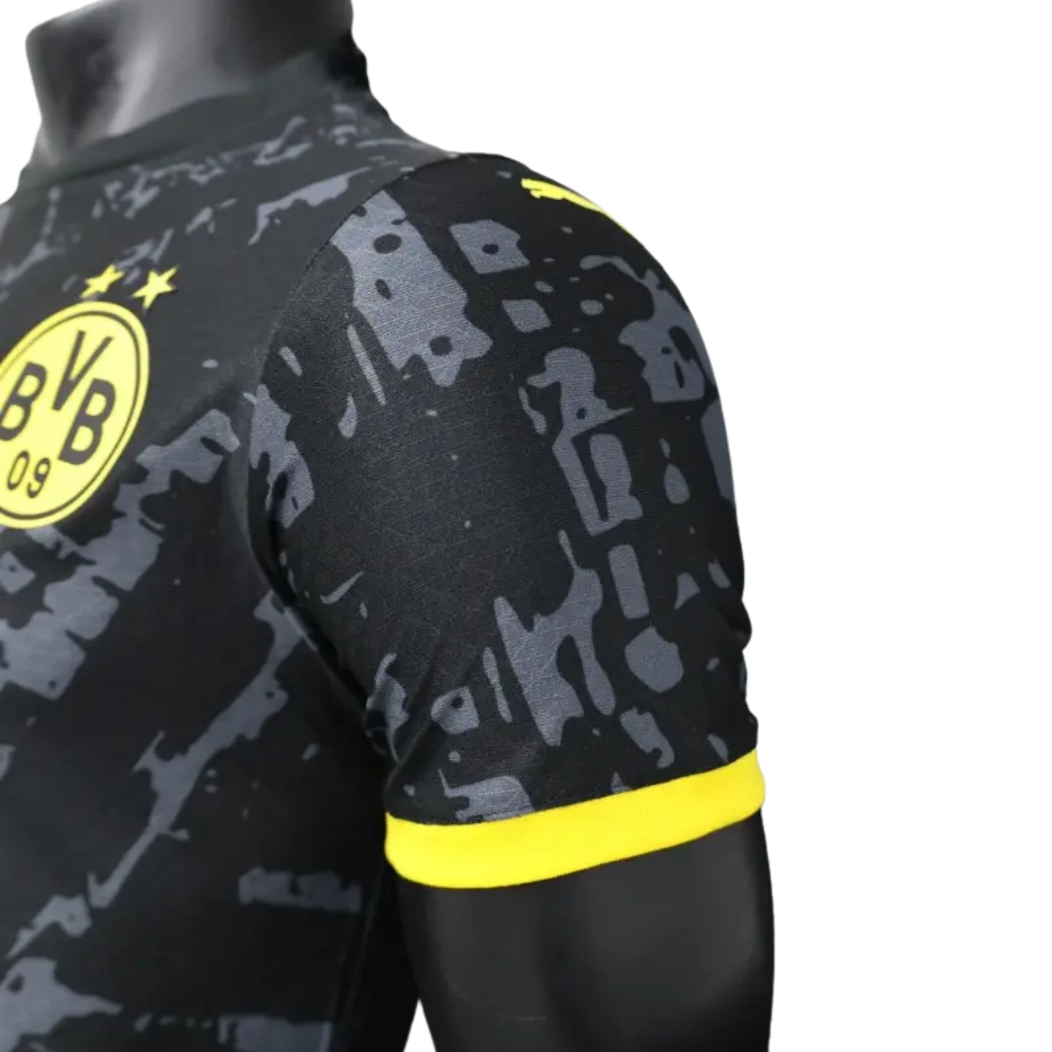 Borussia Dortmund Extérieur 23/24 - Vue rapprochée