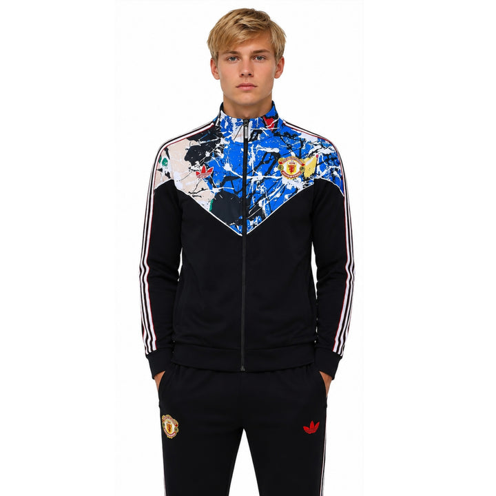Manchester United 26/27 - Survêtement - Zip Complet - Noir