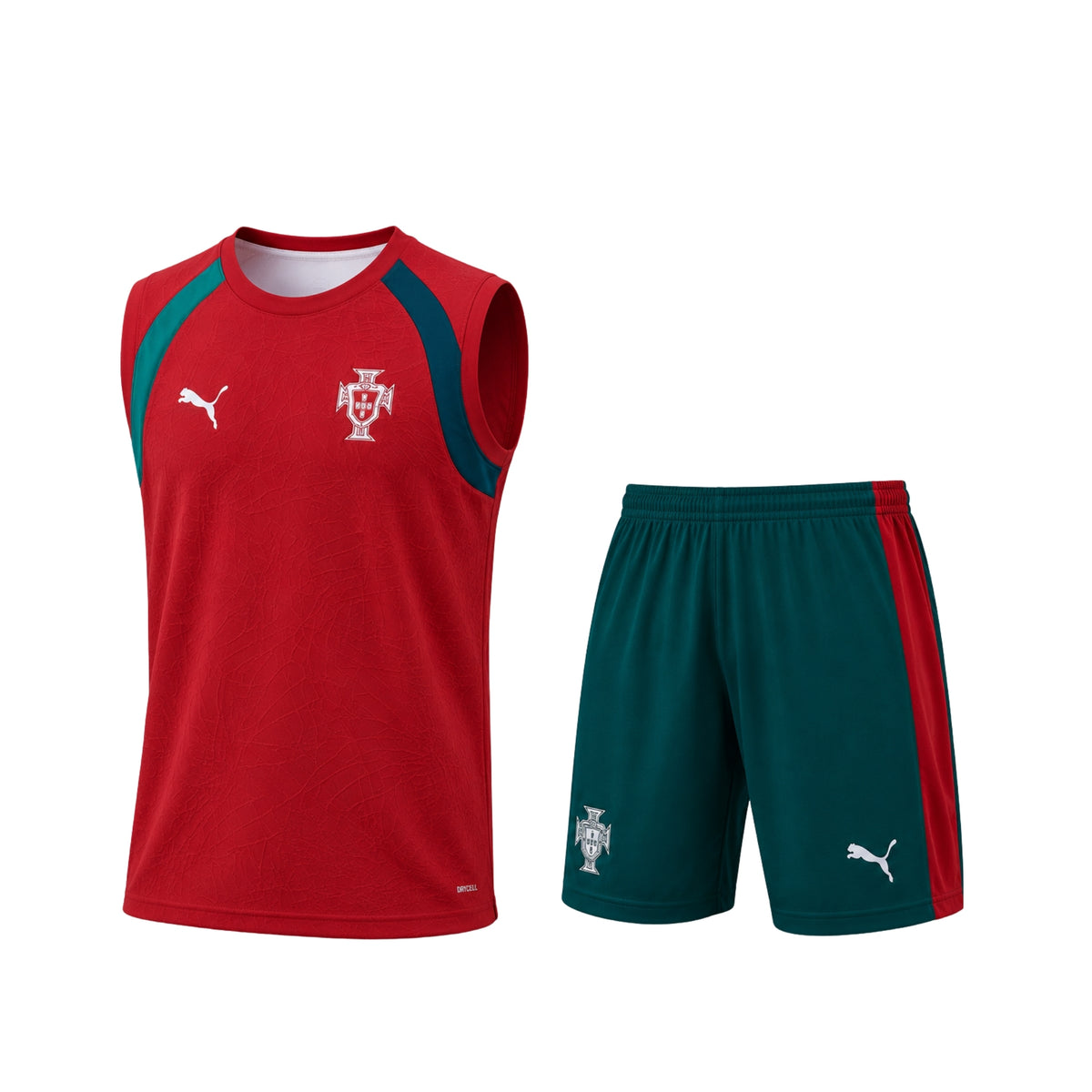 Portugal 26/27 - Équipement de Entraînement - Manches Cava - Rouge