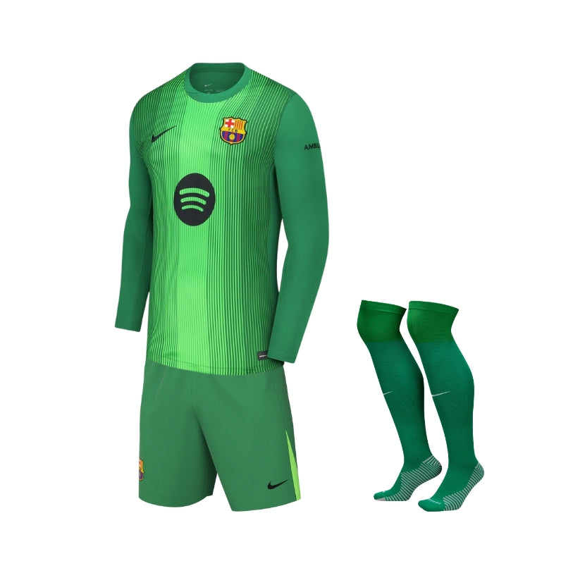 Kit Infantil Barcelona Portero 25/26 - Manga Larga
