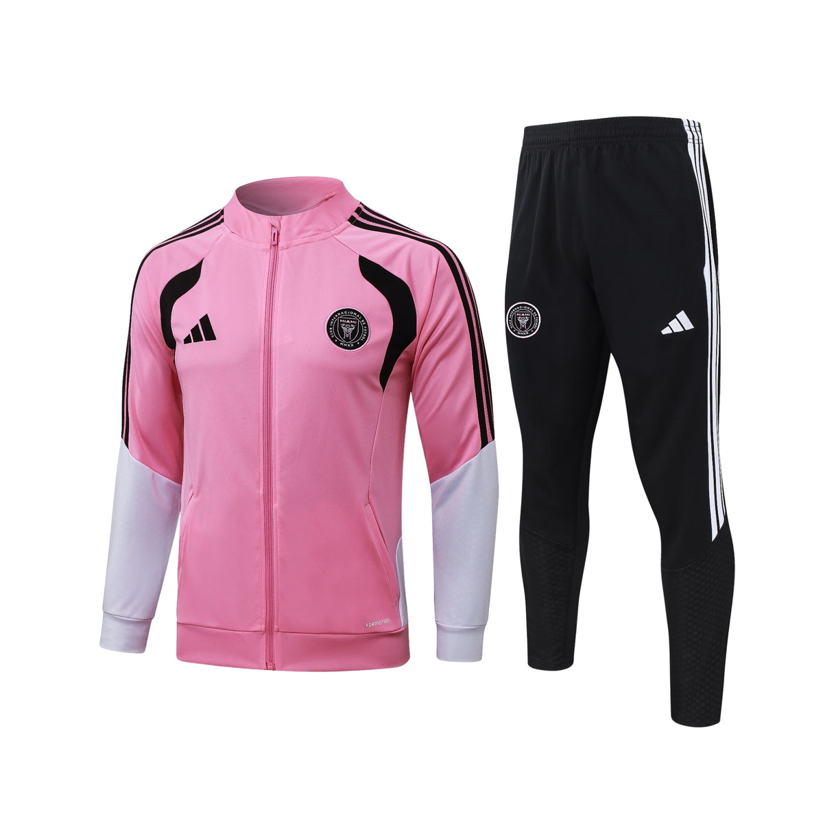 Inter Miami 26/27 - Survêtement - Zip Complet - Rose et Blanc