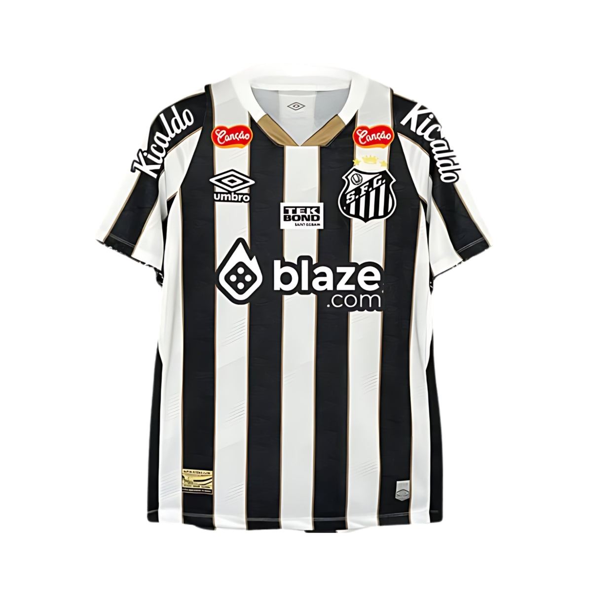 Santos Éxterieur 24/25 - Tous les Sponsors - Vue de face