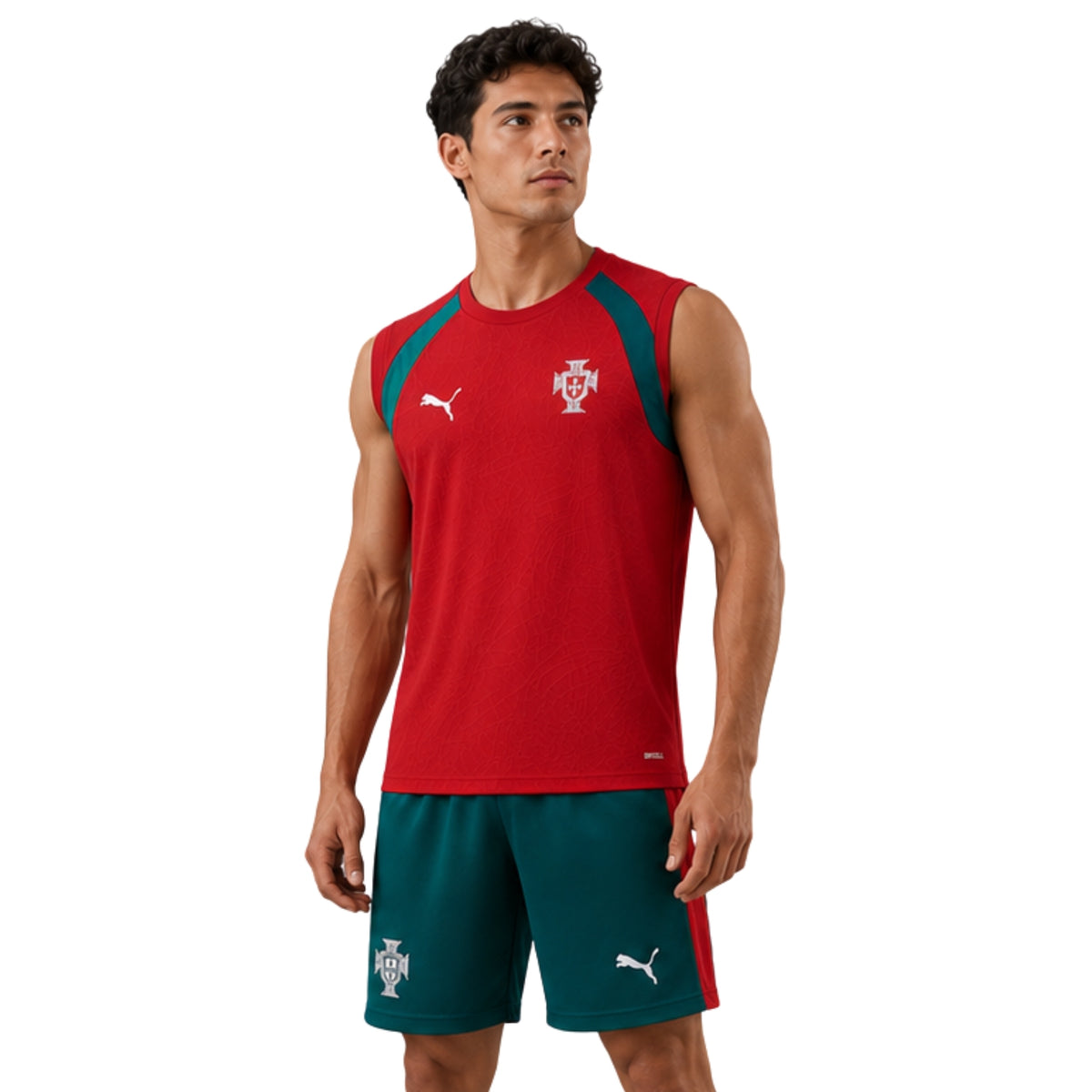 Portugal 26/27 - Équipement de Entraînement - Manches Cava - Rouge