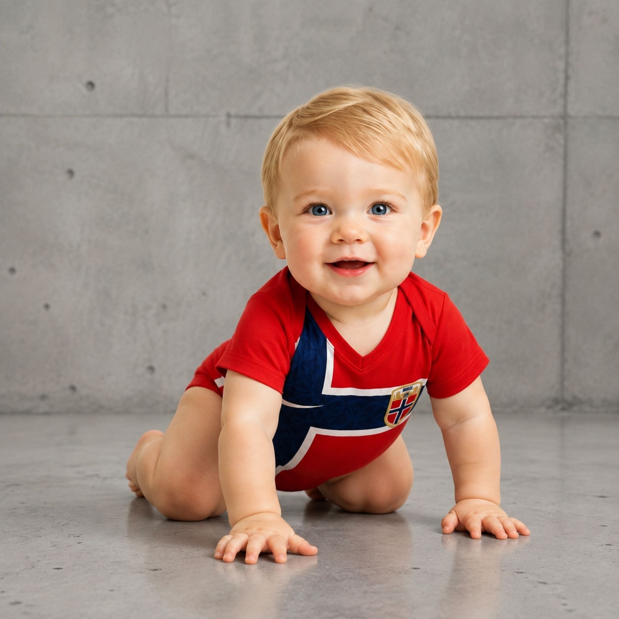 Norvège - Body Bébé Domicile 26/27 - Coupe du Monde 2026