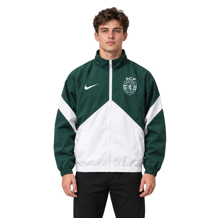 Coupe-Vent - Sporting 25/26 - Vert et Blanc