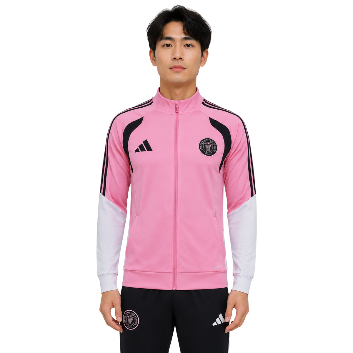 Inter Miami 26/27 - Survêtement - Zip Complet - Rose et Blanc