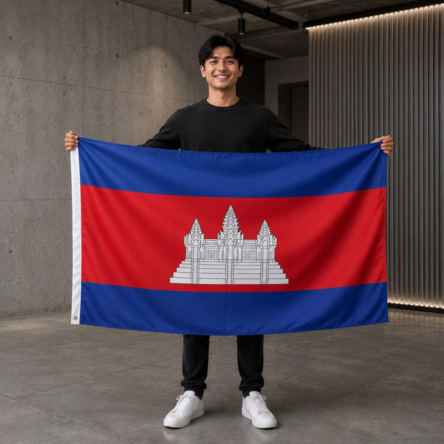 Bandera - Camboya