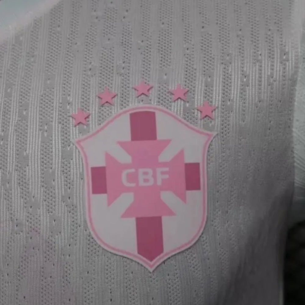 Brésil Édition Spéciale 26/27 - Coupe du Monde 2026 - Version Joueur - Rose et Blanc