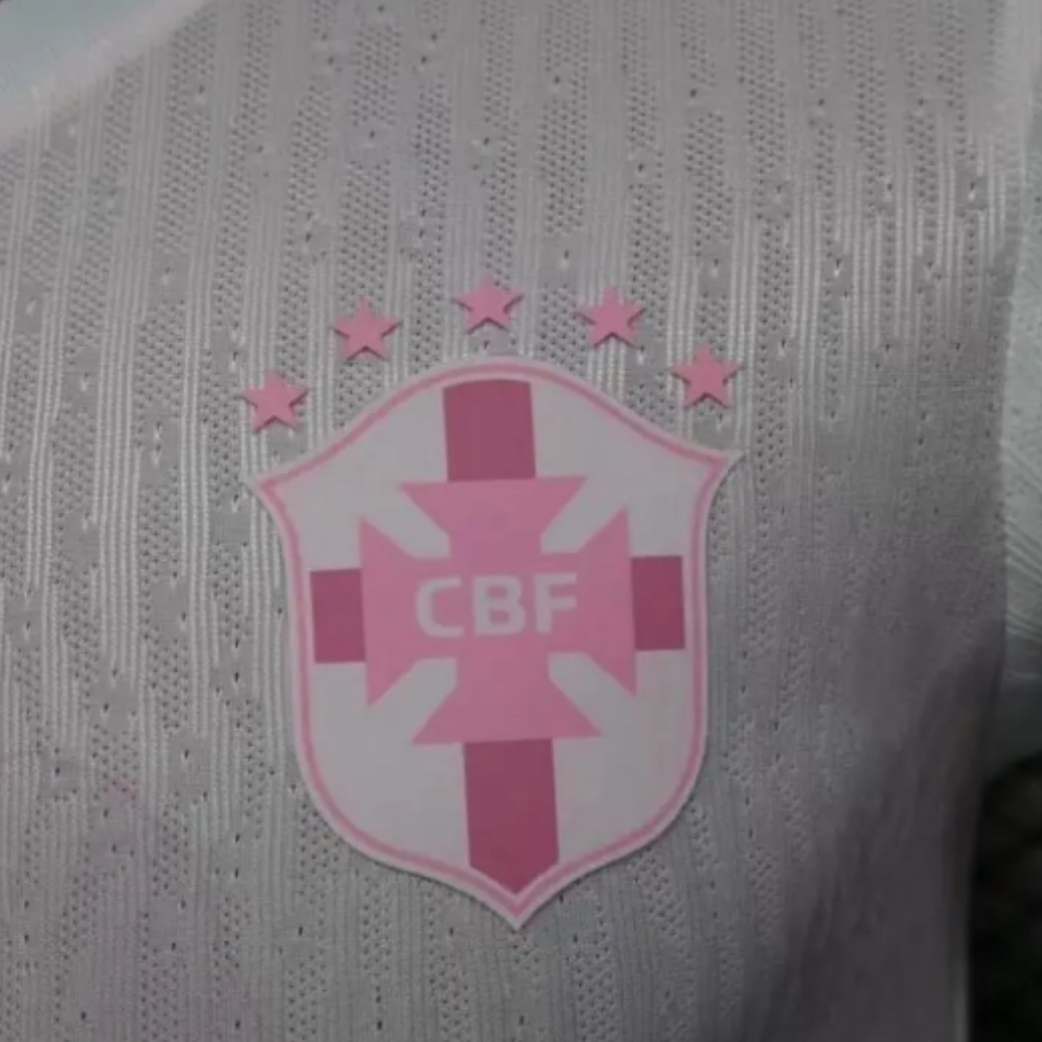 Brésil Édition Spéciale 26/27 - Coupe du Monde 2026 - Version Joueur - Rose et Blanc