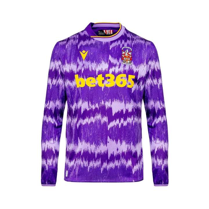 Stoke Away 25/26 - Long Sleeve - Purple bet365