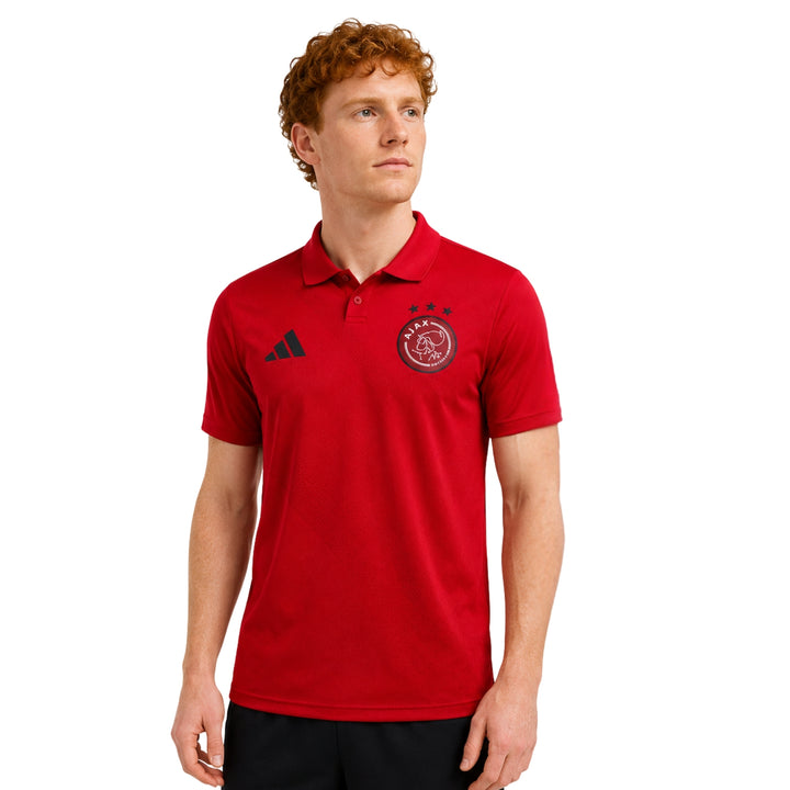 Ajax Polo 25/26 - Version Joueur - Rouge