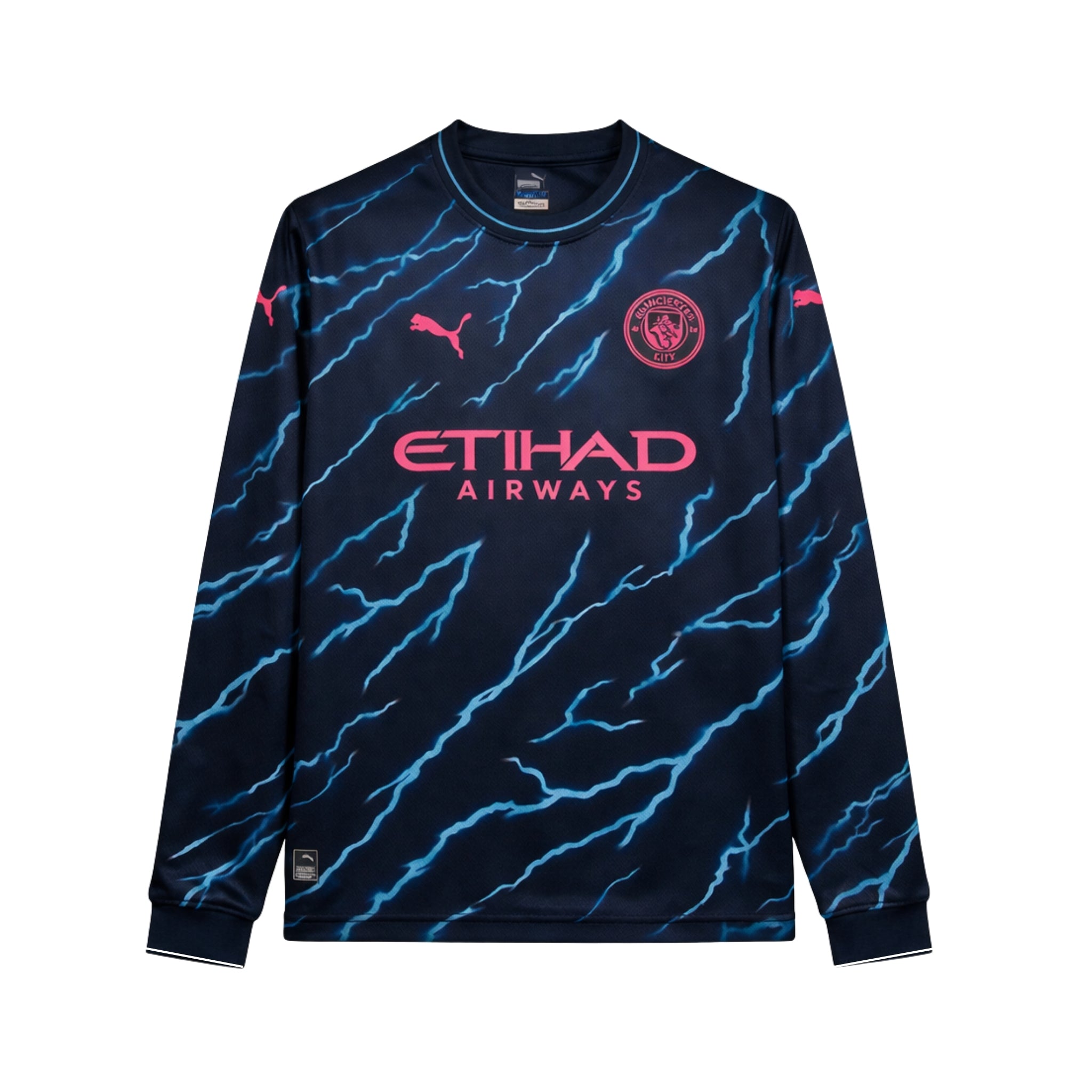 Manchester City Troisième 23/24 - Manches Longues - Vue de face
