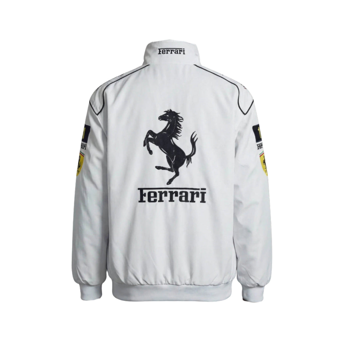 Veste Retro Ferrari Scuderia F1 - Blanc et Rouge