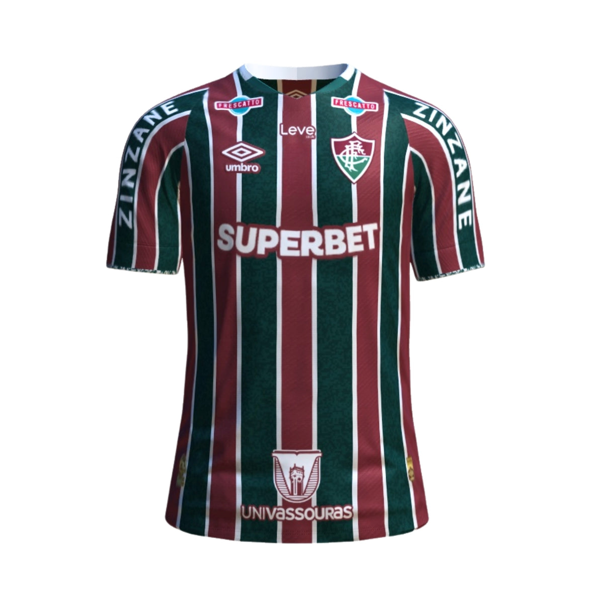 Fluminense Domicile 24/25 - Tous les Sponsors - Vue de face