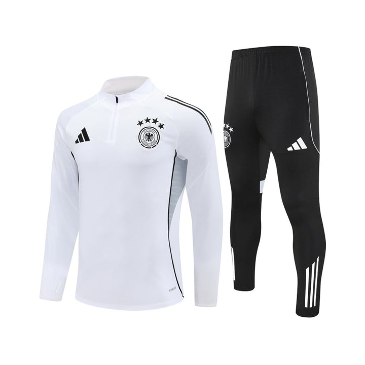 Allemagne 25/26 - Survêtement - 1/2 Zip - Blanc