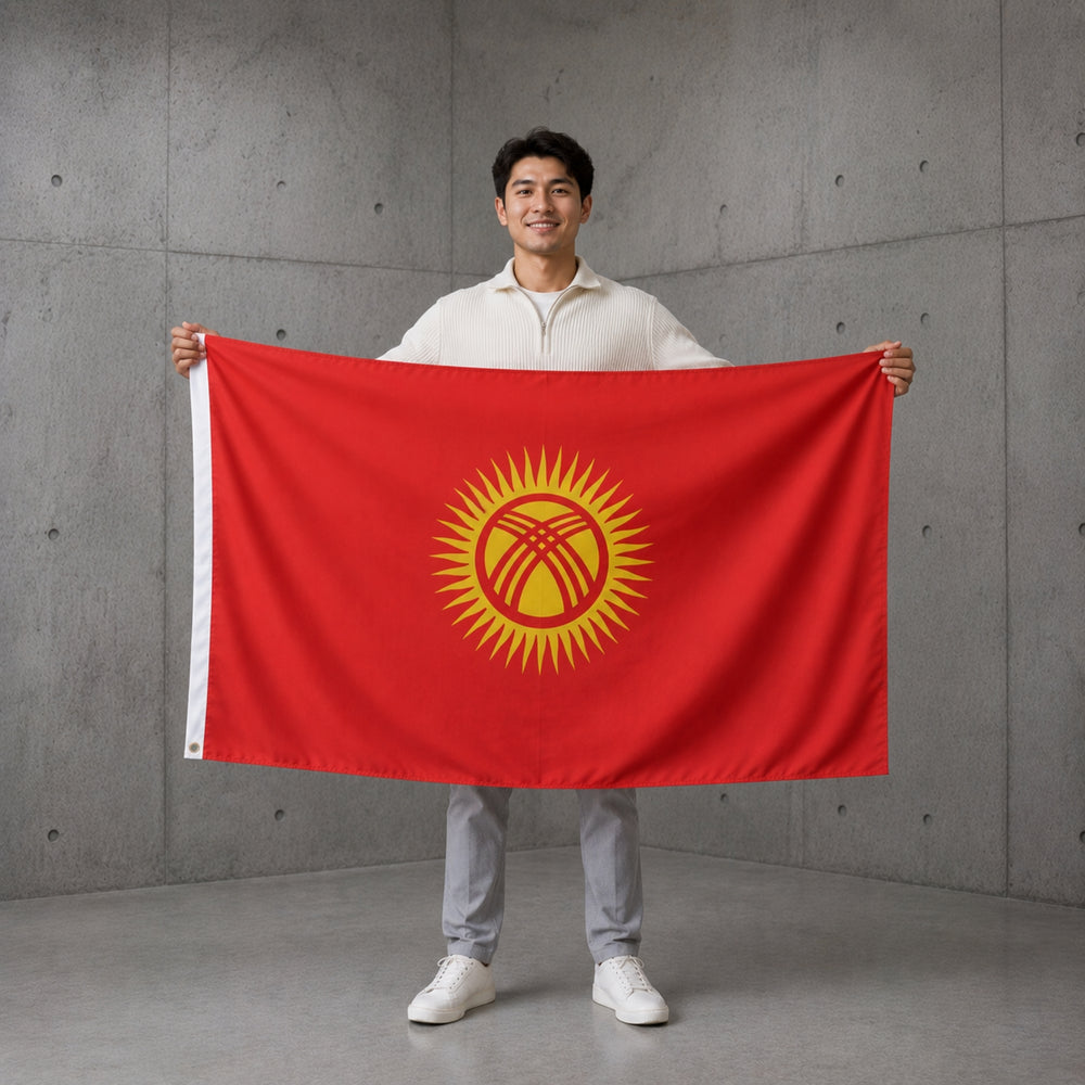 Drapeau - Kirghizistan