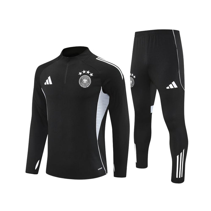 Allemagne 25/26 - Survêtement - 1/2 Zip - Noir