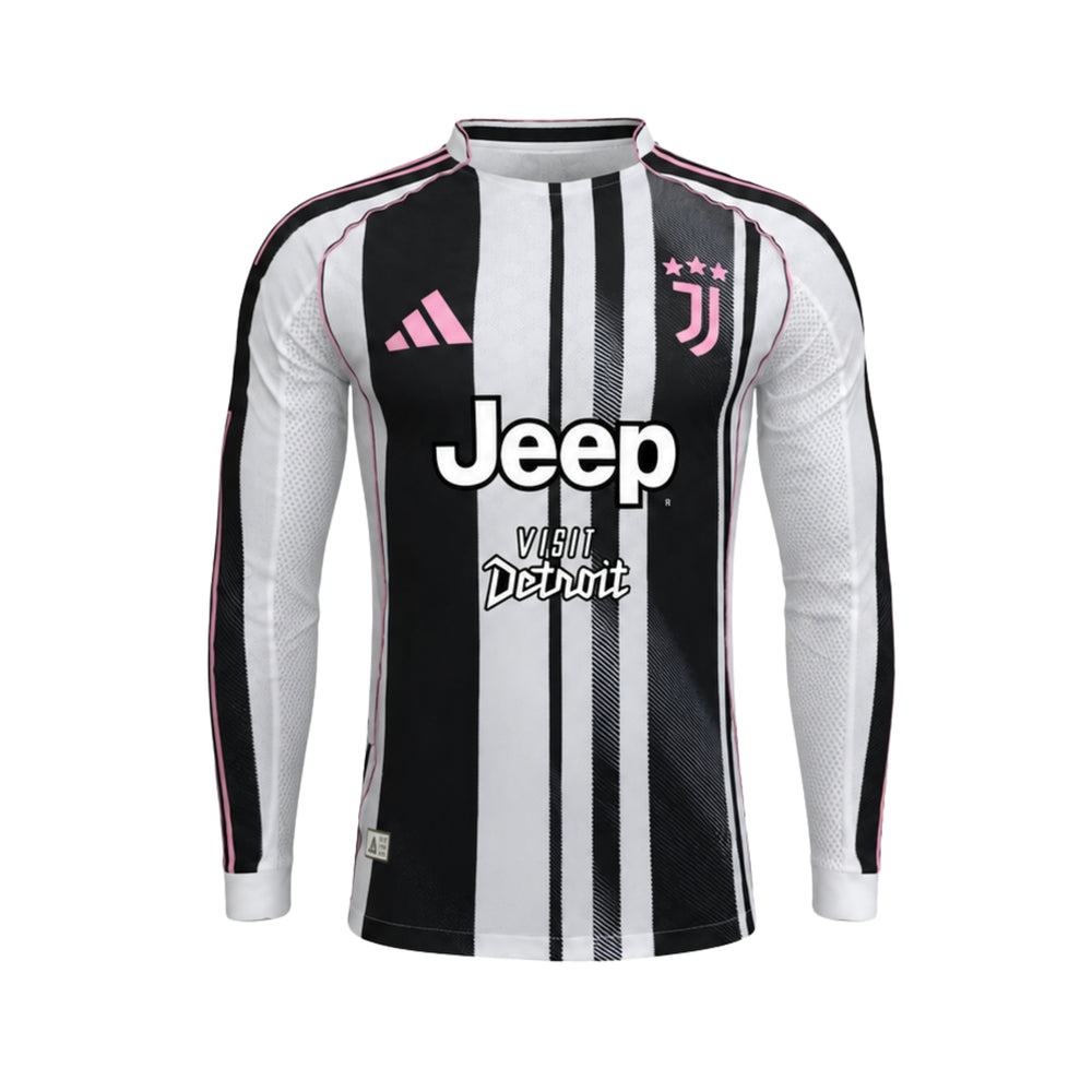 Juventus Local 25/26 - Manga Larga - Versión Jugador