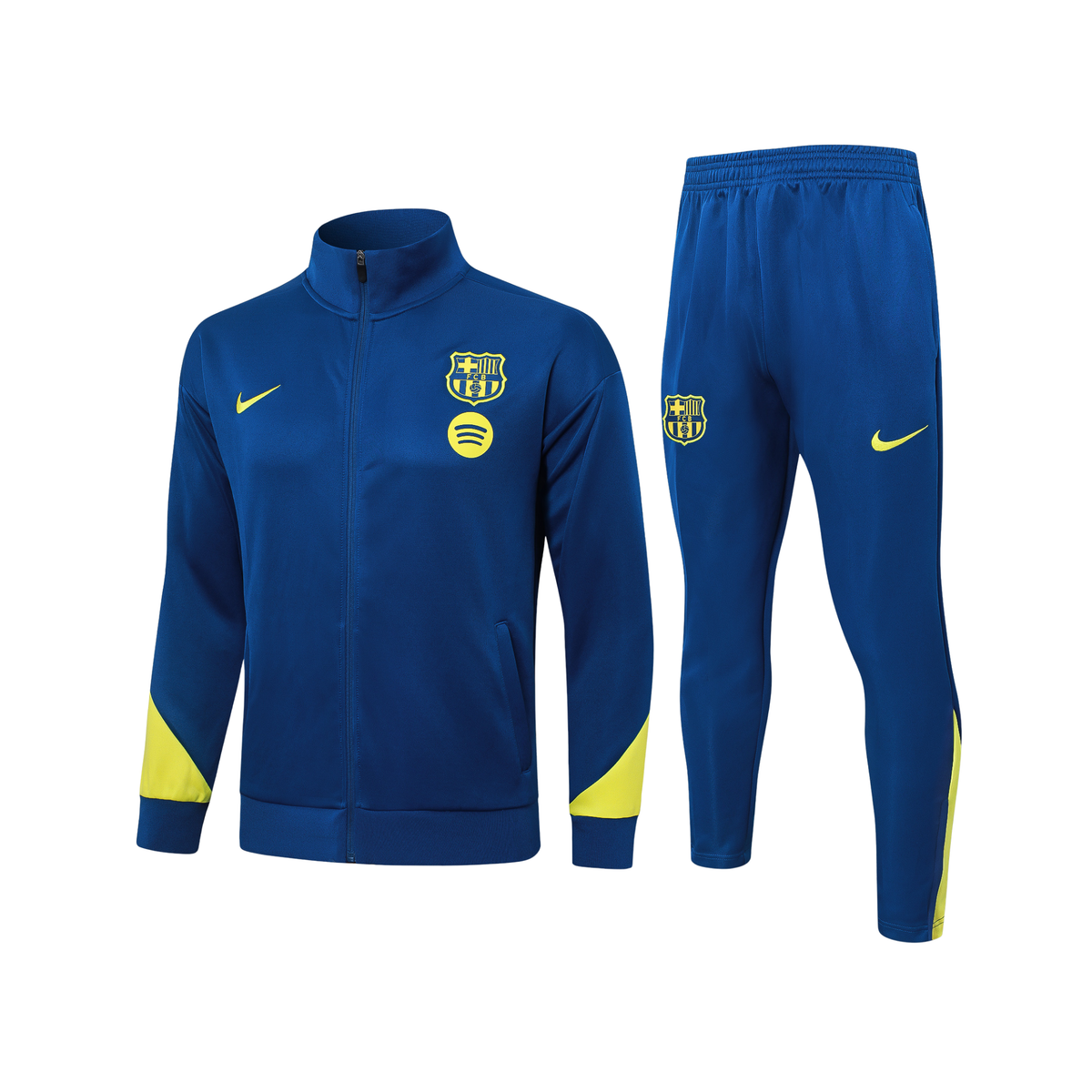 Barcelona 26/27 - Tracksuit - Full Zip - Navy Blue and Pink