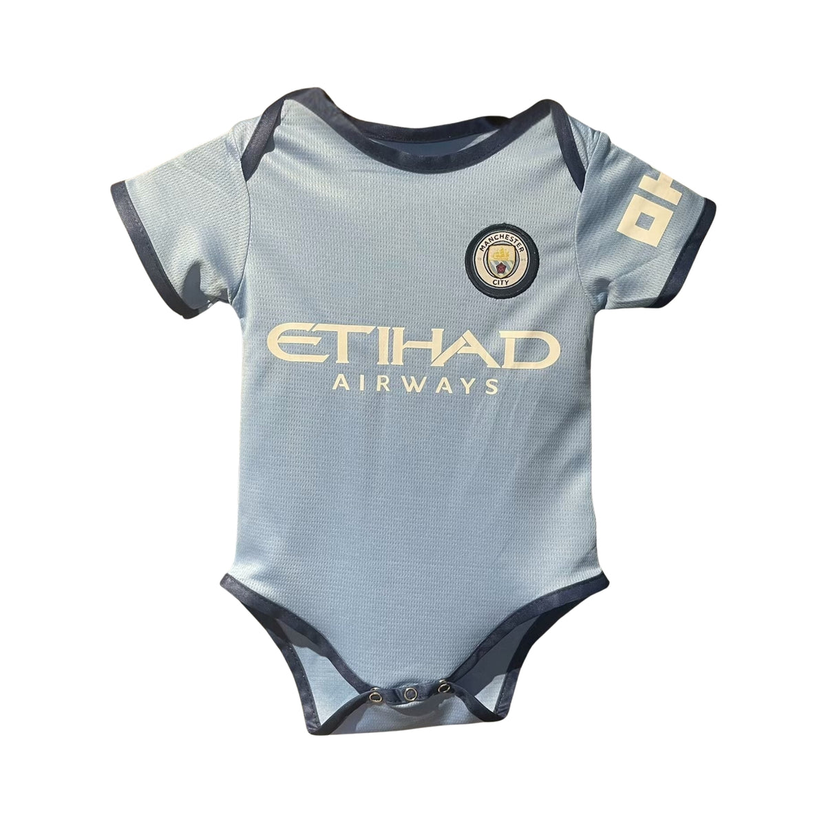 Manchester City Home Babygrow 24/25 - Front view