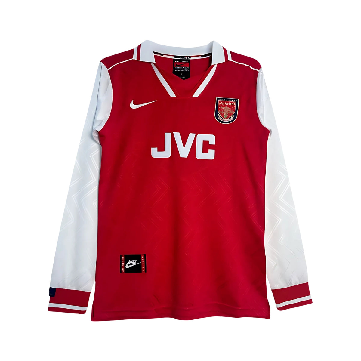 Arsenal Home 96/97 - Long Sleeves - Front view