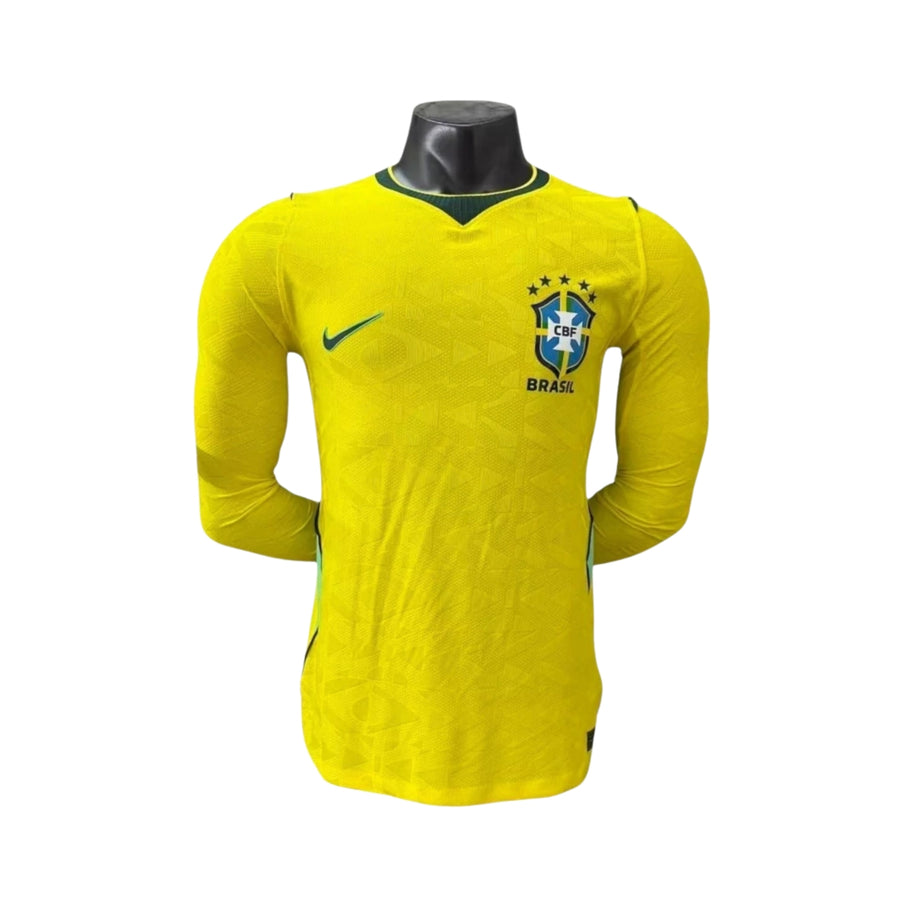 Brésil Domicile 26/27 - Coupe du Monde 2026 - Manches Longues - Version Joueur