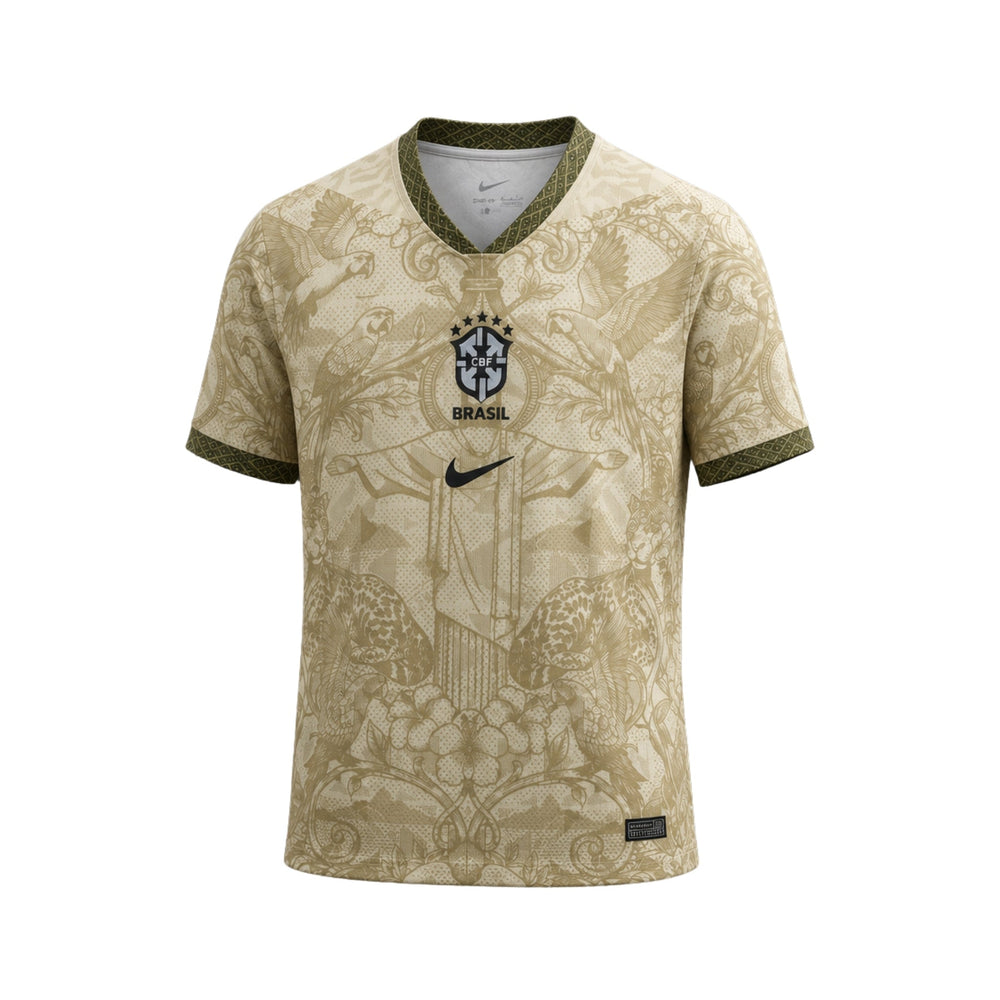 Brésil Édition Spéciale 26/27 - Coupe du Monde 2026 - Beige et Vert