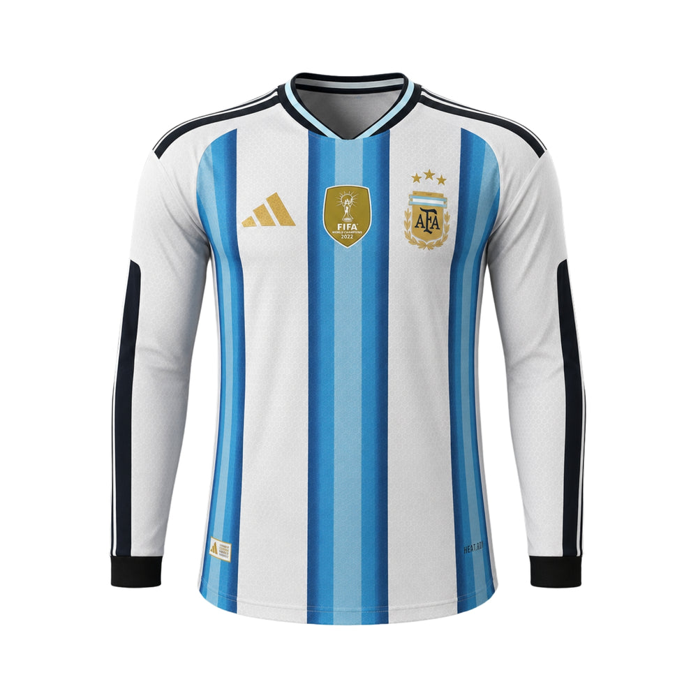 Argentina Local 26/27 - Copa Mundial 2026 - Manga Larga - Versión Jugador