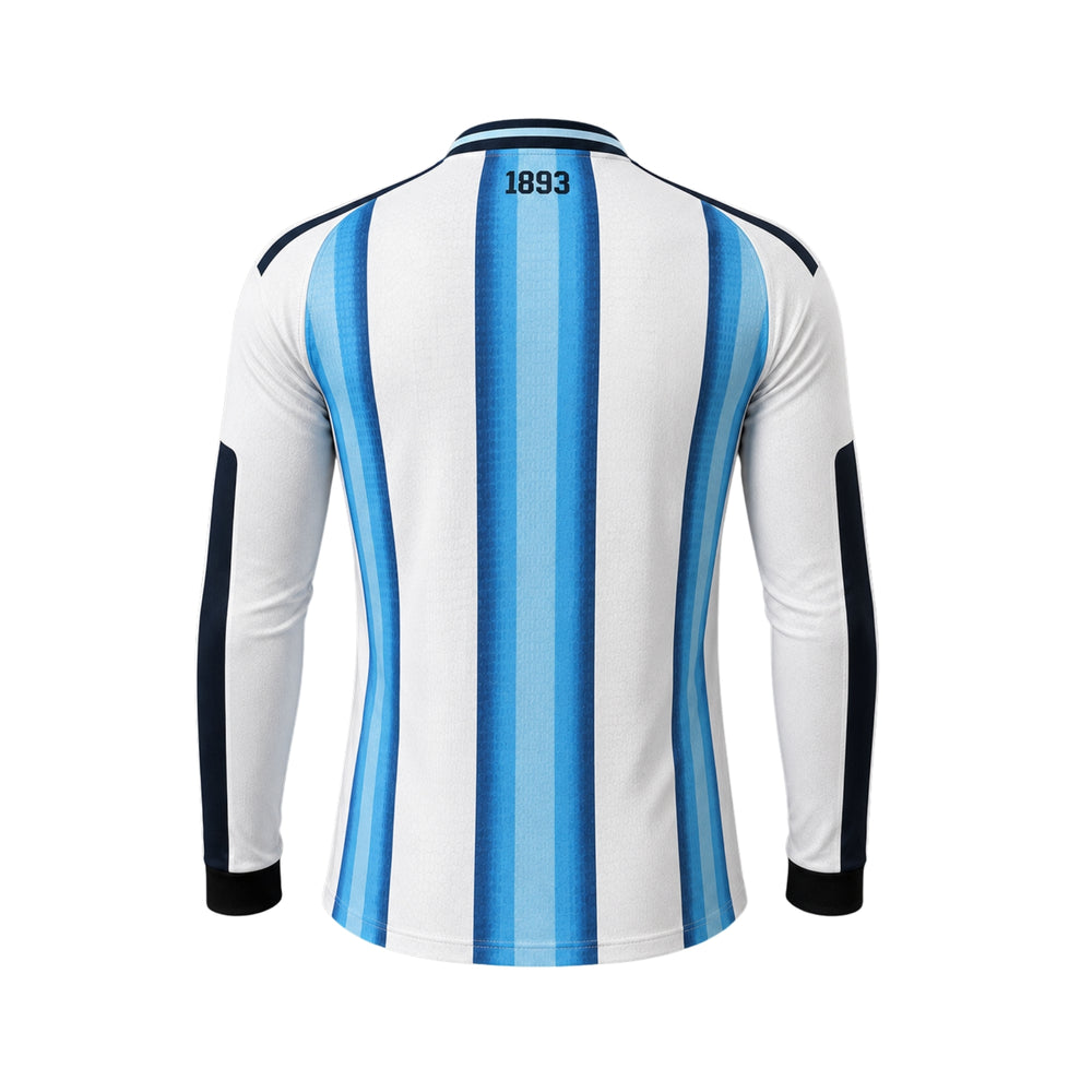 Argentina Local 26/27 - Copa Mundial 2026 - Manga Larga - Versión Jugador