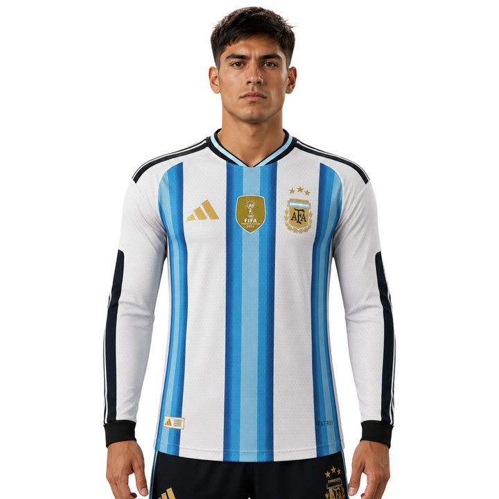 Argentine Domicile 26/27 - Coupe du Monde 2026 - Manches Longues - Version Joueur