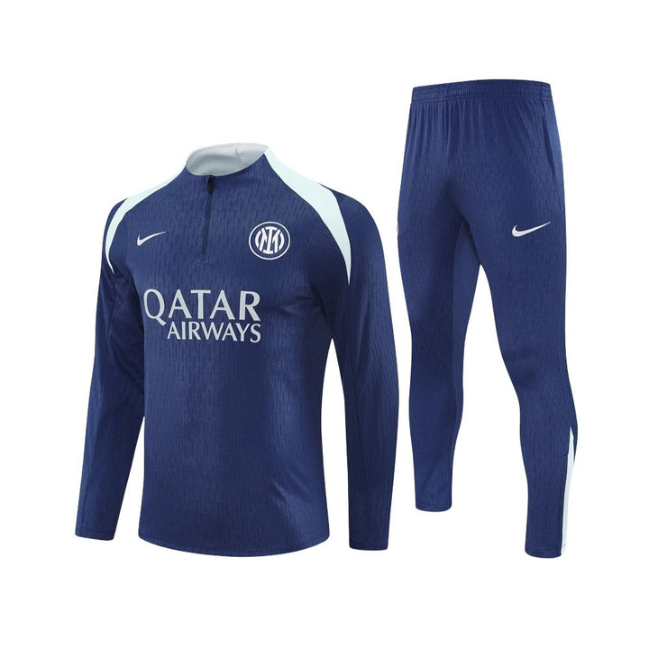 Inter Milan 25/26 - Survêtement - 1/2 Zip - Version Joueur - Bleu Marine
