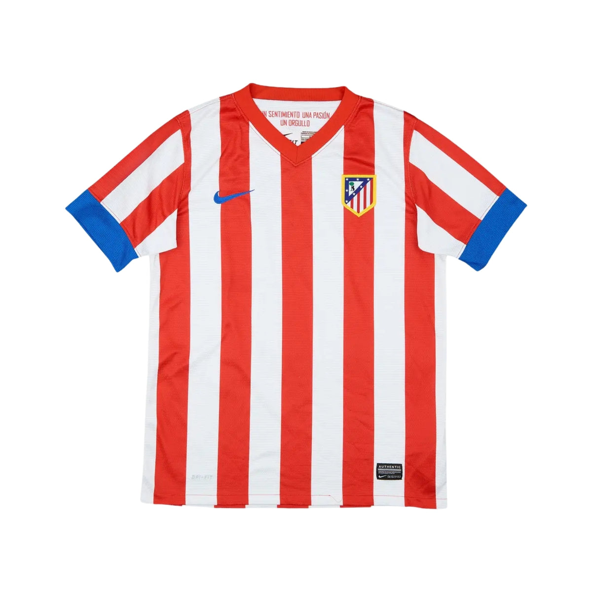 Atlético de Madrid Domicile 12/13 - Vue de face