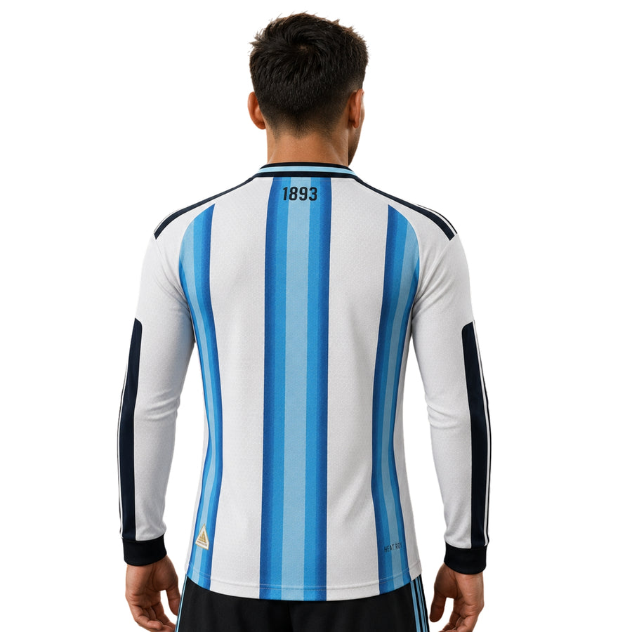 Argentine Domicile 26/27 - Coupe du Monde 2026 - Manches Longues - Version Joueur
