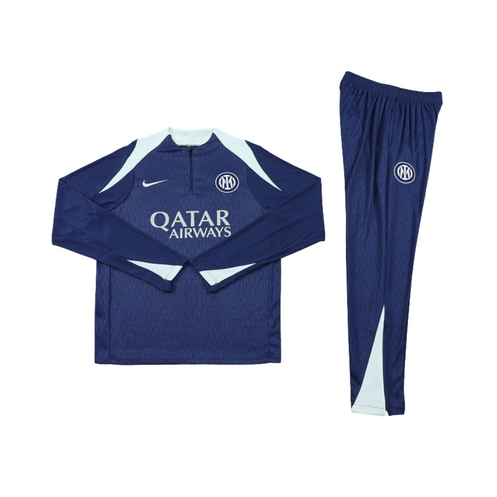 Inter Milan 25/26 - Survêtement - 1/2 Zip - Version Joueur