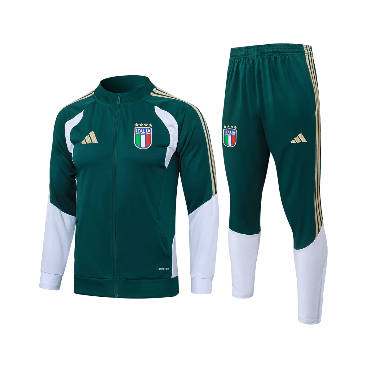 Italie 26/27 - Survêtement - Zip Complet - Vert