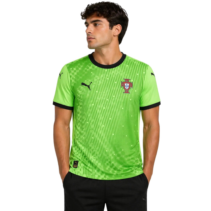 Portugal Gardiens de But 26/27 - Coupe du Monde 2026 - Vert Fluo et Noir