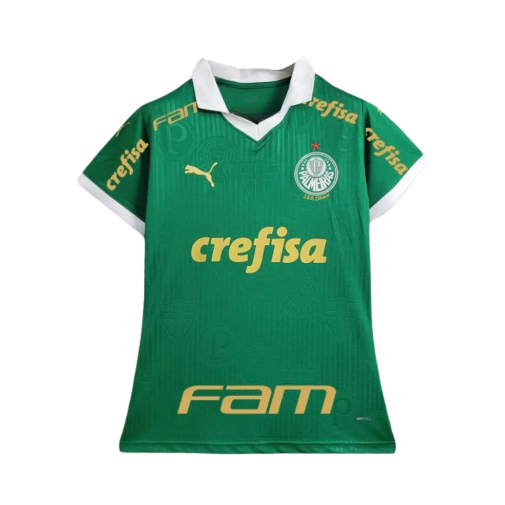Camiseta Palmeiras Local 24/25 - Todos los Patrocinadores - Versión Femenina