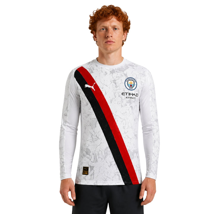 Manchester City Extérieur 25/26 - Manches Longues - Version Joueur