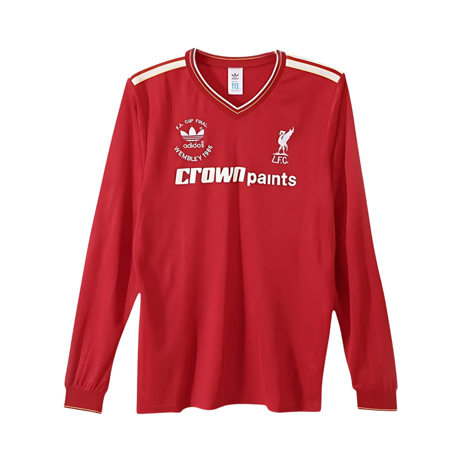 Liverpool Domicile FA Cup Final 86/87 - Manches Longues