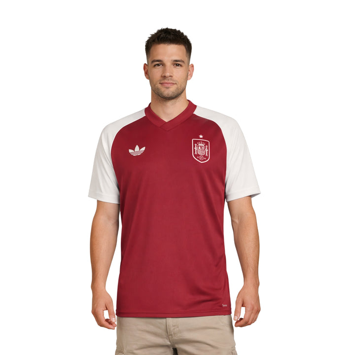 Espagne Entraînement 26/27 - Coupe du Monde 2026 - Bordeaux et Blanc