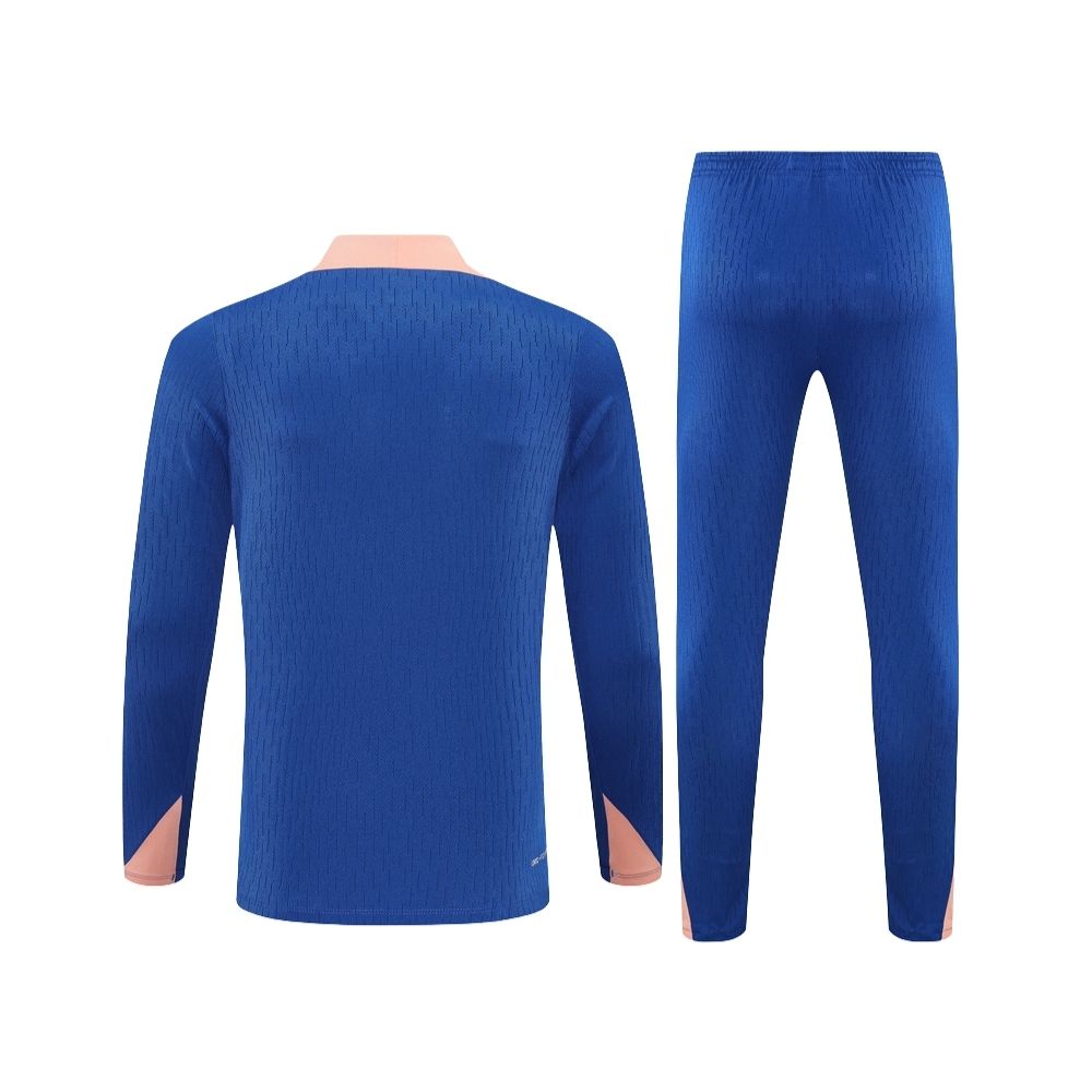 France 25/26 - Survêtement - 1/2 Zip - Version Joueur - Bleu et Orange